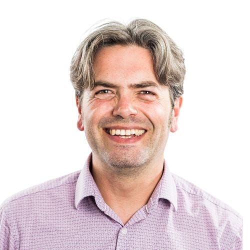 Headshot of Stew Horne on a white background
